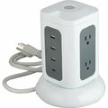 All-Source 6-Outlet/3-USB 1800J White Surge Protector with 3 Ft. Cord LTS-6L-4U-C